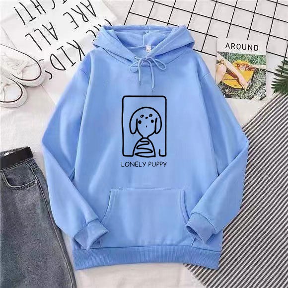 Women's hoodie with creative dog motif Chic & Stil