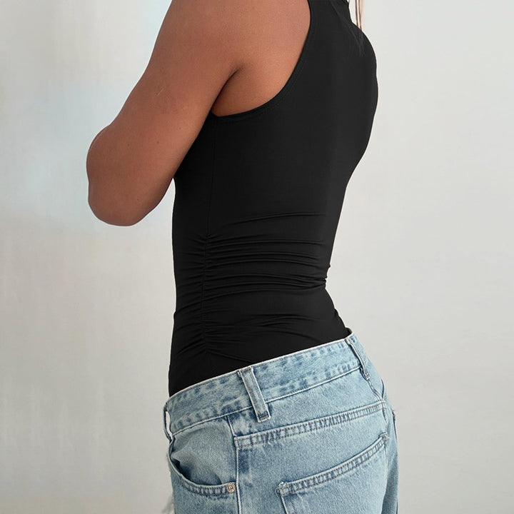 Ladies Ruffled Tank Jumpsuit Lune London