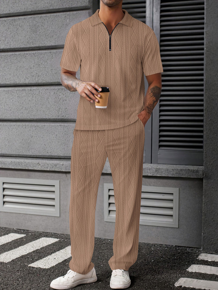 Men's chic knit polo set Lune London
