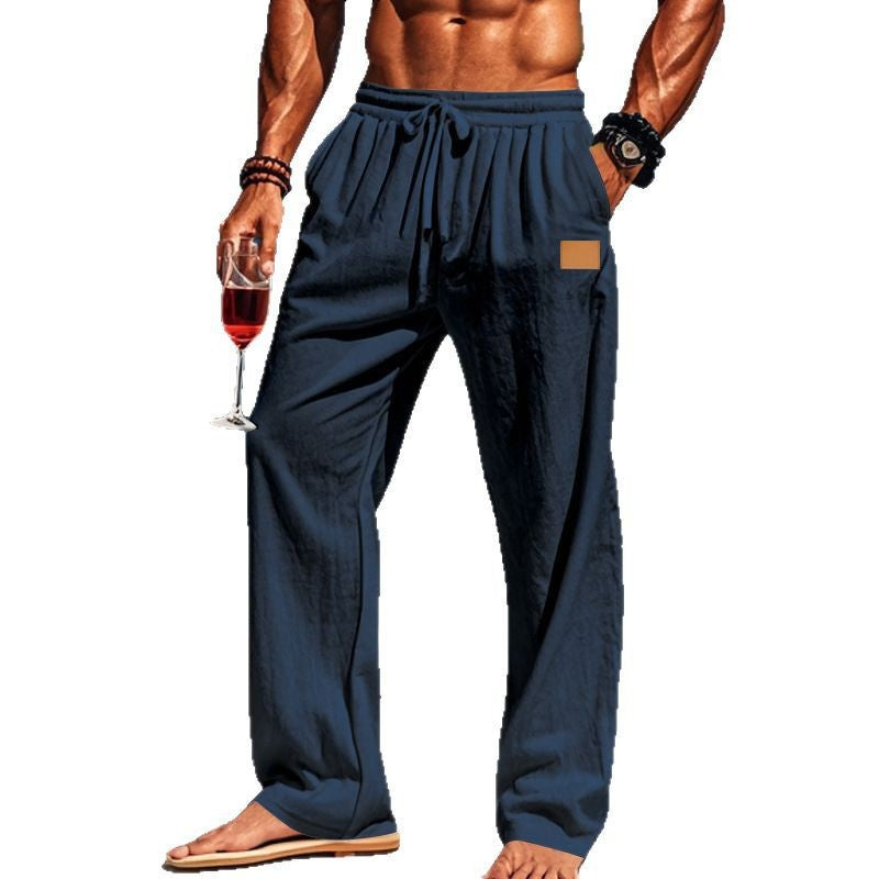 Casual beach pants for men with adjustable waist and breathable fabric Lune London