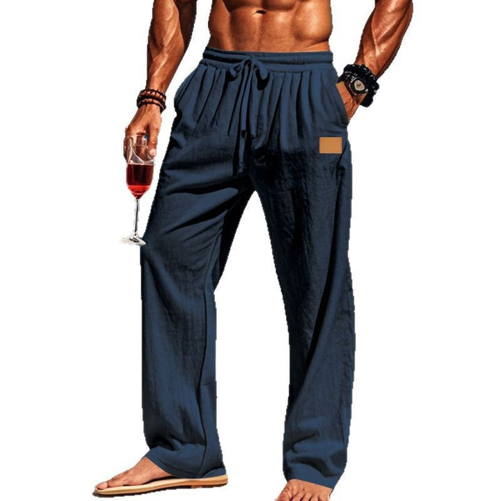 Casual beach pants for men with adjustable waist and breathable fabric Lune London