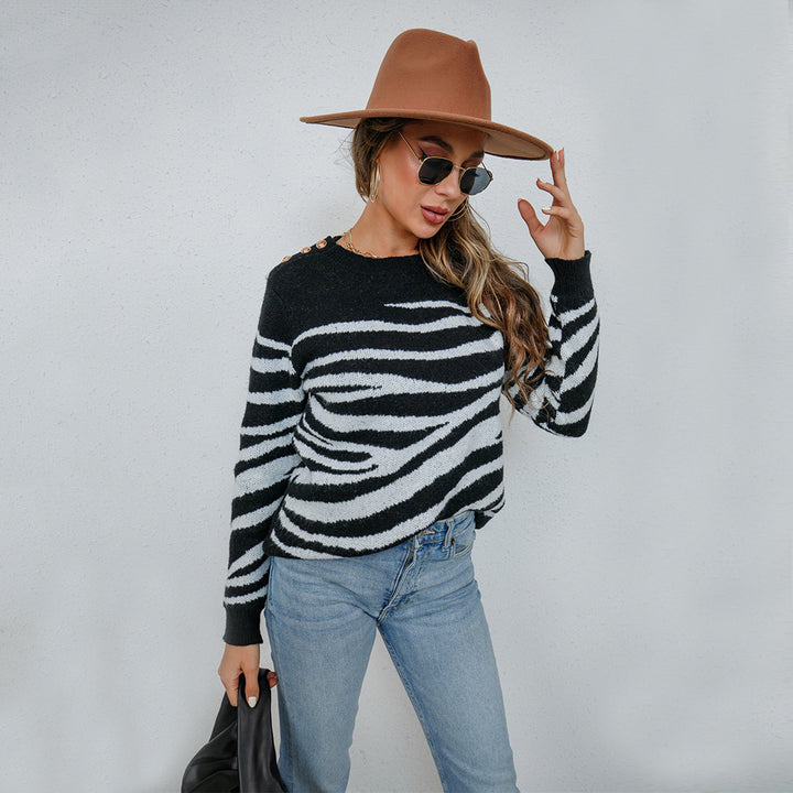 Pull à motifs pour femmes Chic & Stil