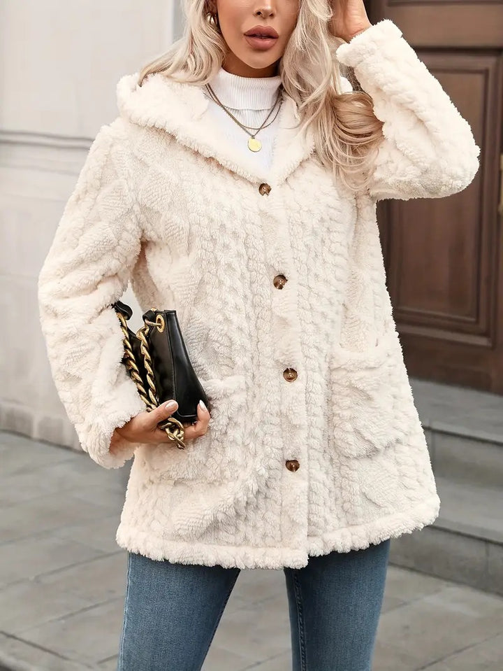 Ladies Cozy Plush Hoodie Lune London