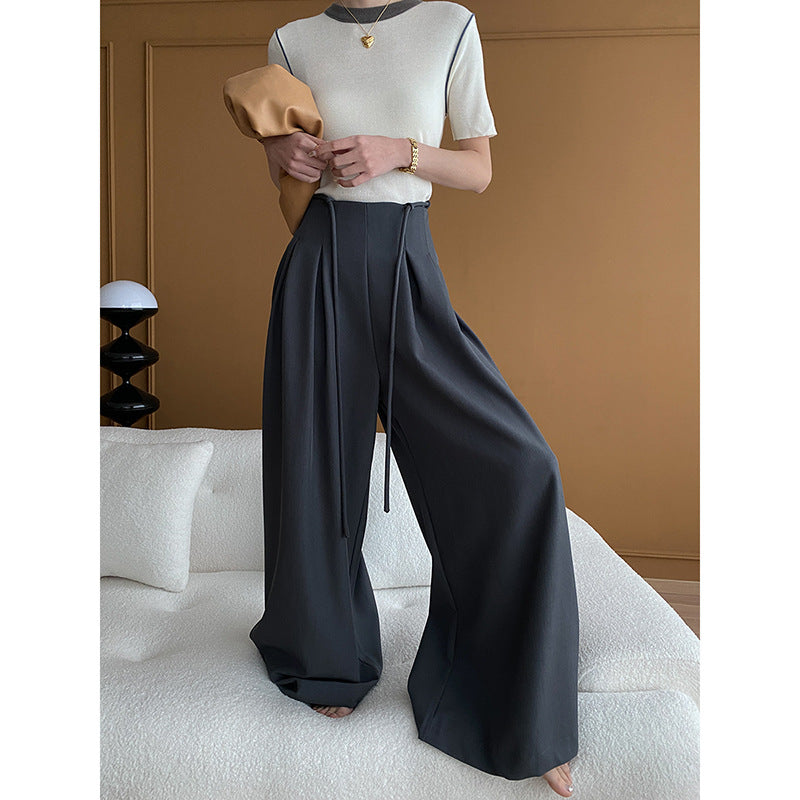 Ladies Elegant High-Waist Palazzo Pants Chic & Stil