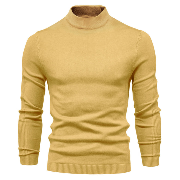 Elegant turtleneck sweater for men in soft merino Lune London