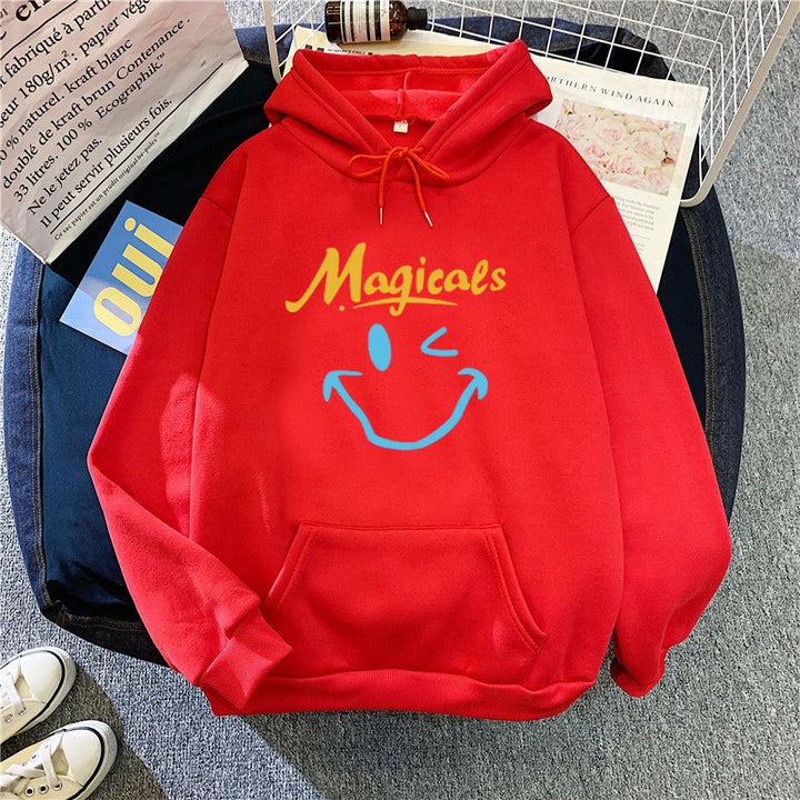 Women's hoodie with casual smiley design Chic & Stil