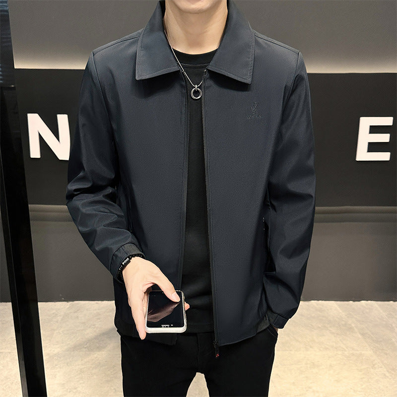 Fashionable transitional jacket for men with anti-moisture function Lune London