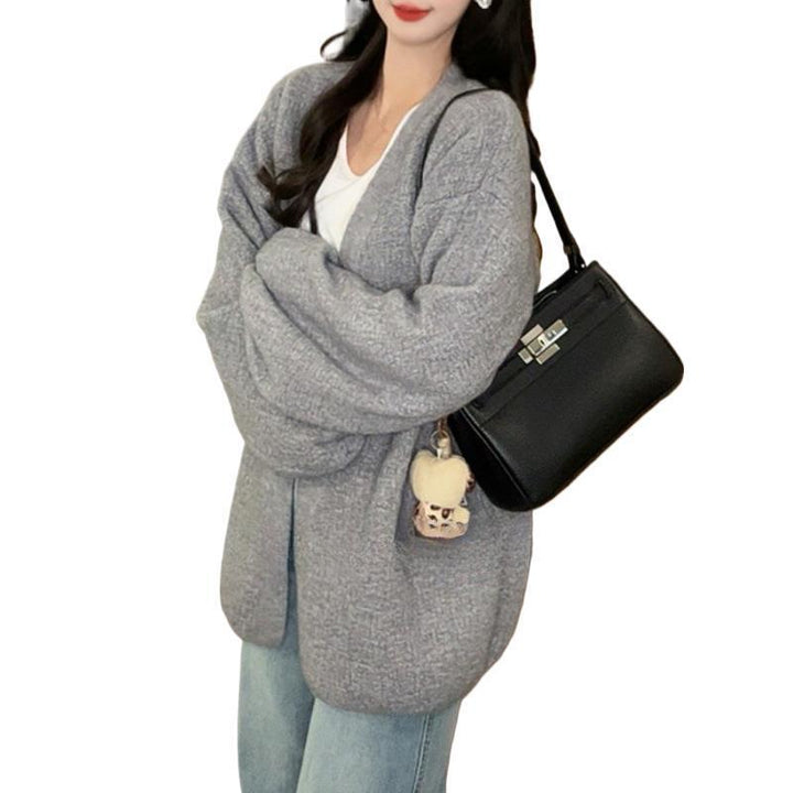 Cardigan en tricot surdimensionné pour femmes avec une coupe décontractée Chic & Stil