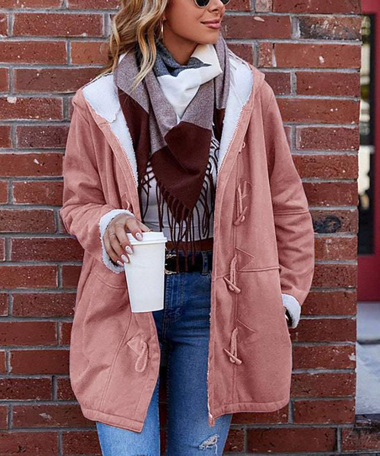 Veste extérieure confortable et stylée pour dames avec doublure en polaire et cordon de serrage réglable Chic & Stil