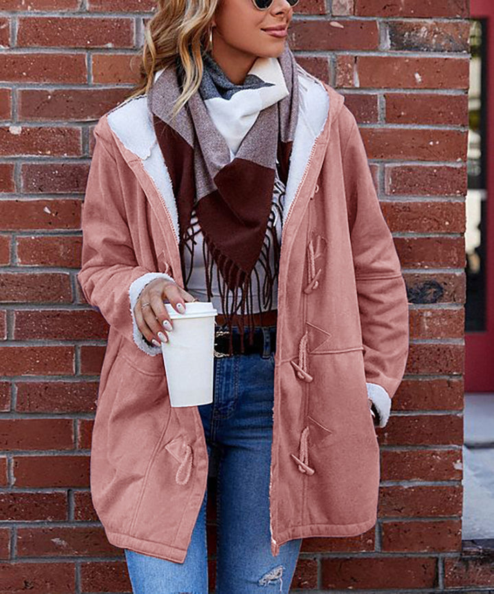 Veste extérieure confortable et stylée pour dames avec doublure en polaire et cordon de serrage réglable Chic & Stil