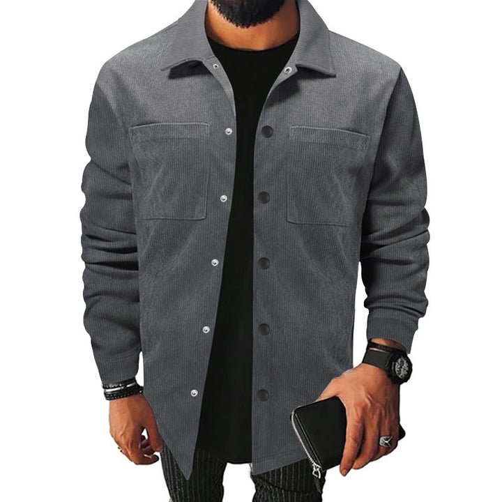 Corduroy jacket for men with practical pockets and button detail Lune London