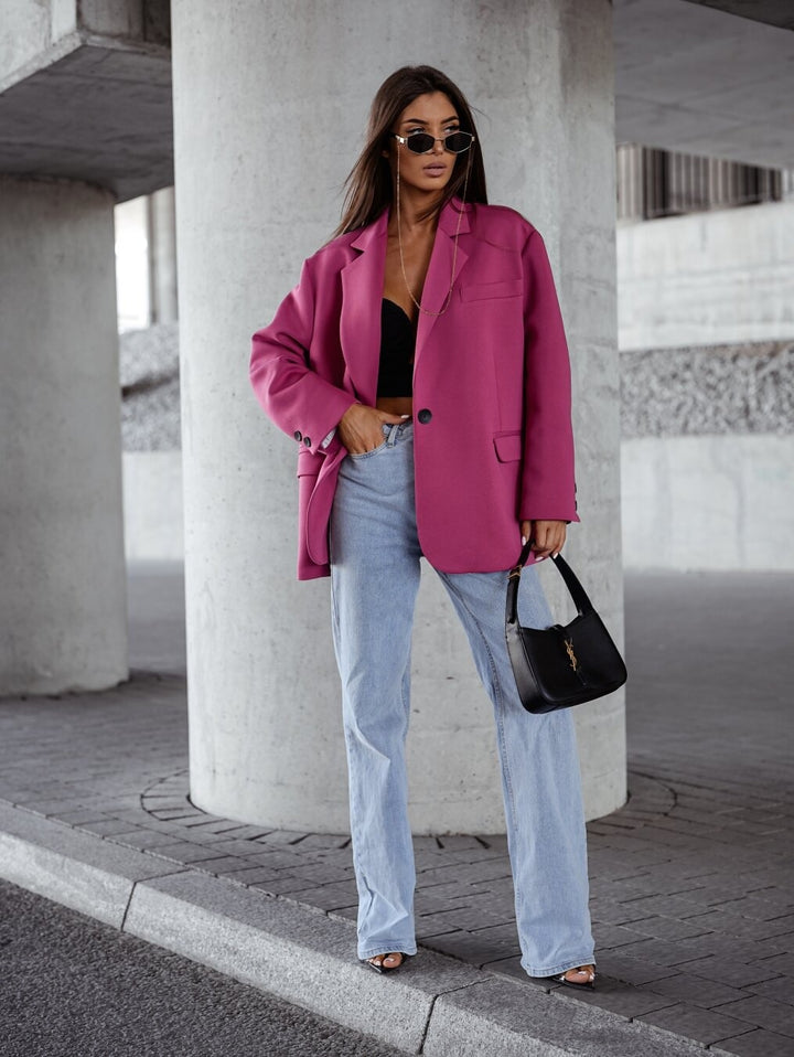 Oversized women's jacket with relaxed fit from Lune London