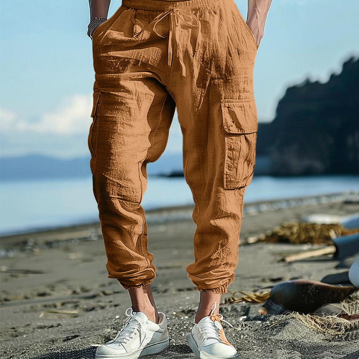 Men's cargo joggers with practical pockets Lune London