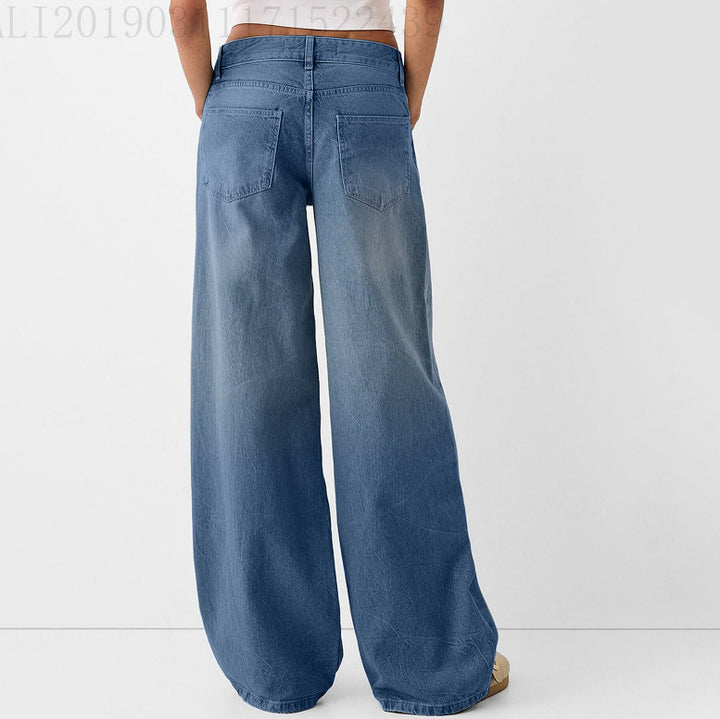 Wide leg jeans for women in vintage style Lune London