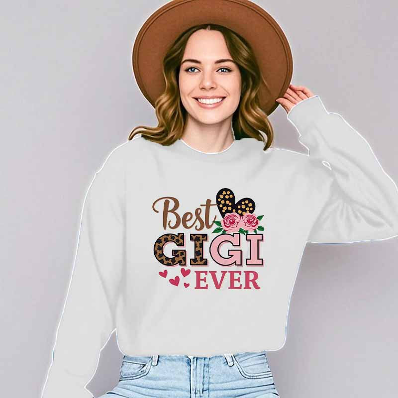 Sweatshirt pour femme avec motif créatif Gigi Chic & Stil