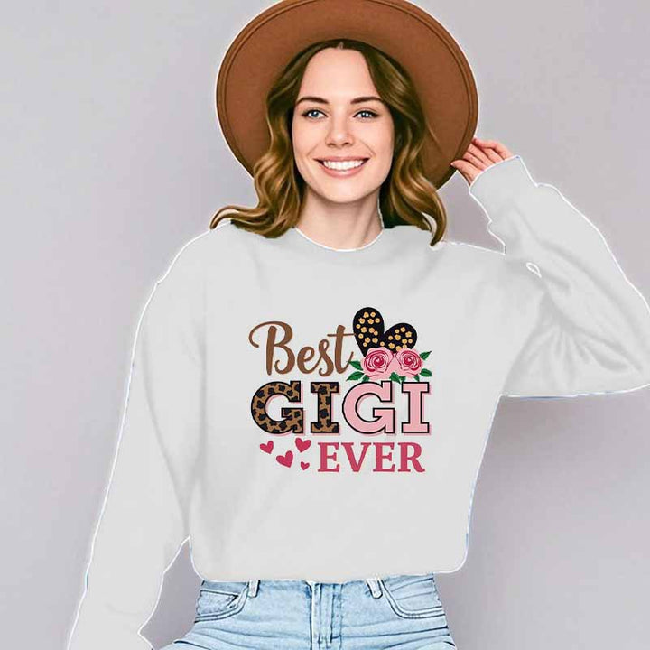 Sweatshirt pour femme avec motif créatif Gigi Chic & Stil