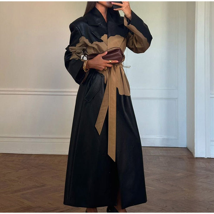 Fashion windbreaker coat for women with belt and pockets Lune London