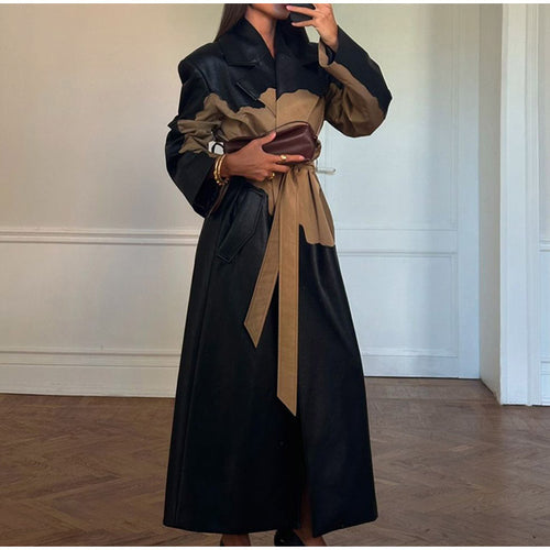 Fashion windbreaker coat for women with belt and pockets Lune London
