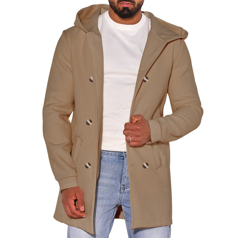 Trendy parka jacket for men with large lapels and practical pockets Lune London