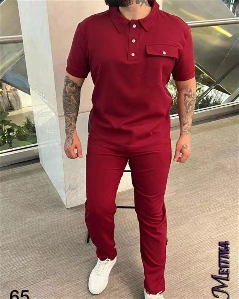 Stylish polo and pants set for men Lune London