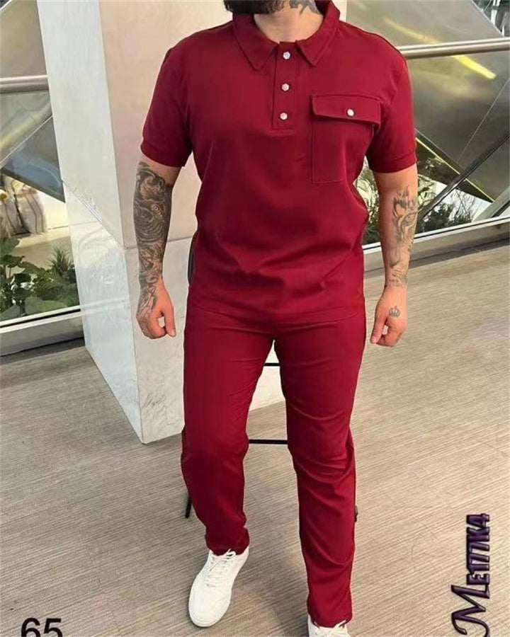 Stylish polo and pants set for men Lune London