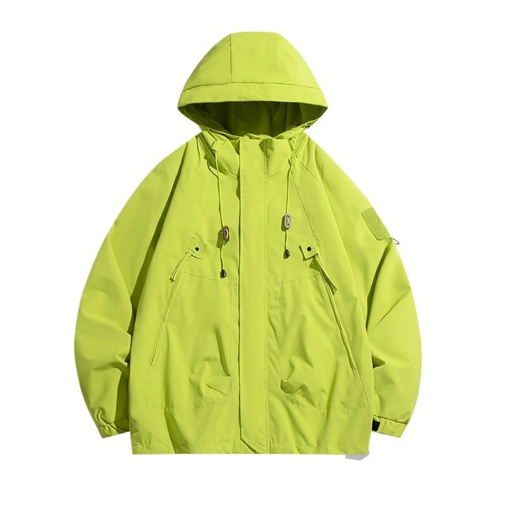 Versatile outdoor jacket for men with adjustable waist and large pockets Lune London