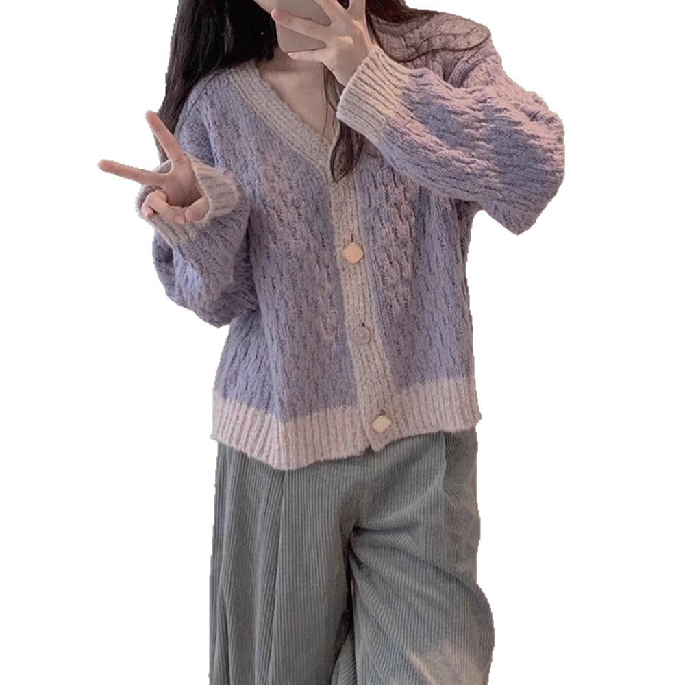 Cardigan confortable pour femmes avec détails de boutons Chic & Stil