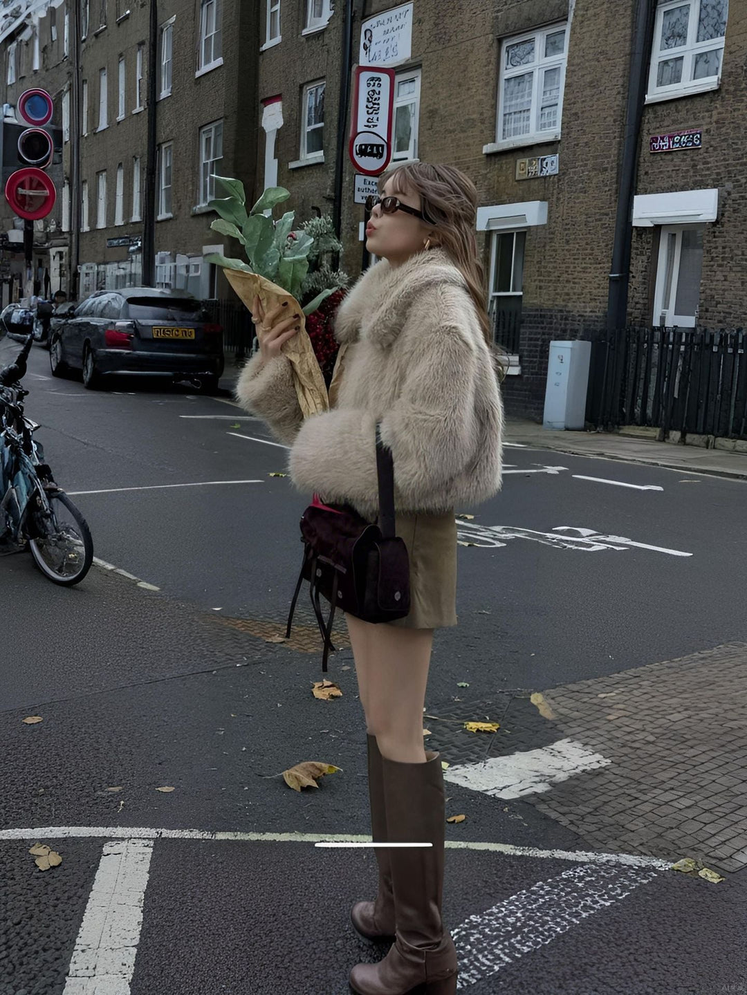 Lune London | Ladies Fashion Faux Fur Winter Jacket
