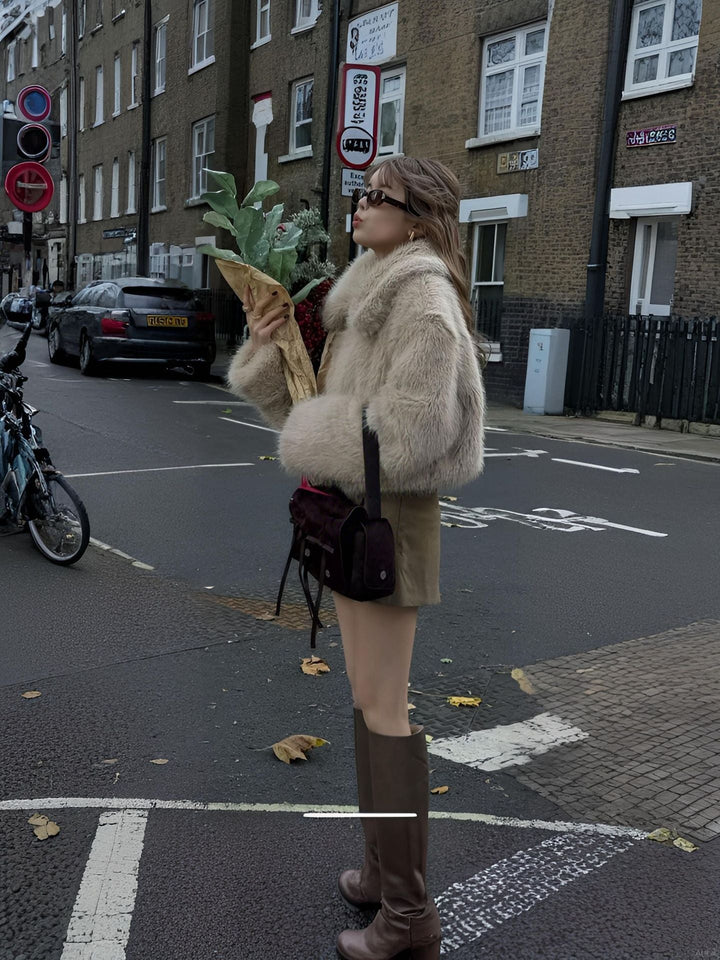 Lune London | Ladies Fashion Faux Fur Winter Jacket