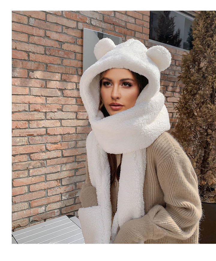 Ladies Cozy Beanie with Chic Scarf and Style