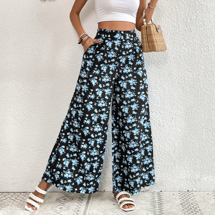 Chic and Stylish Floral Wide Leg Pants for Women