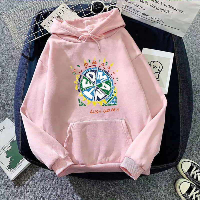 Women's hoodie with creative graphic print Chic & Stil