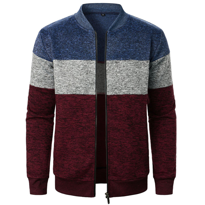 Men's sports jacket with modern stripe pattern and elastic finish Lune London