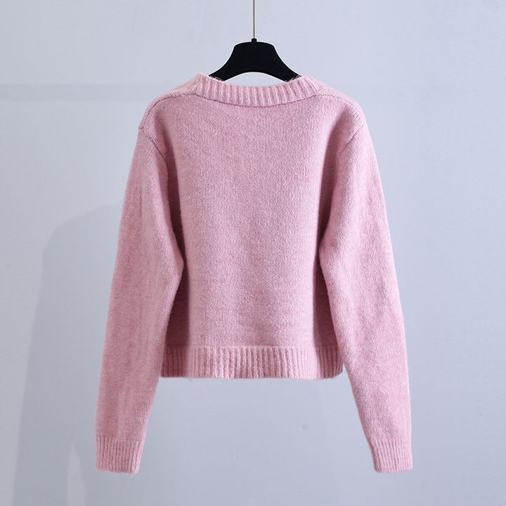 Women's clothing playful cardigan with floral pattern Lune London