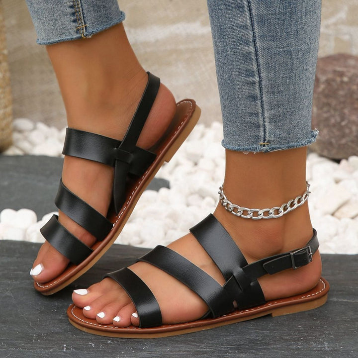 Women's sandals with adjustable strap Lune London