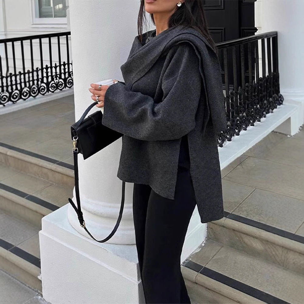 Ladies Oversized Wool Jacket Lune London
