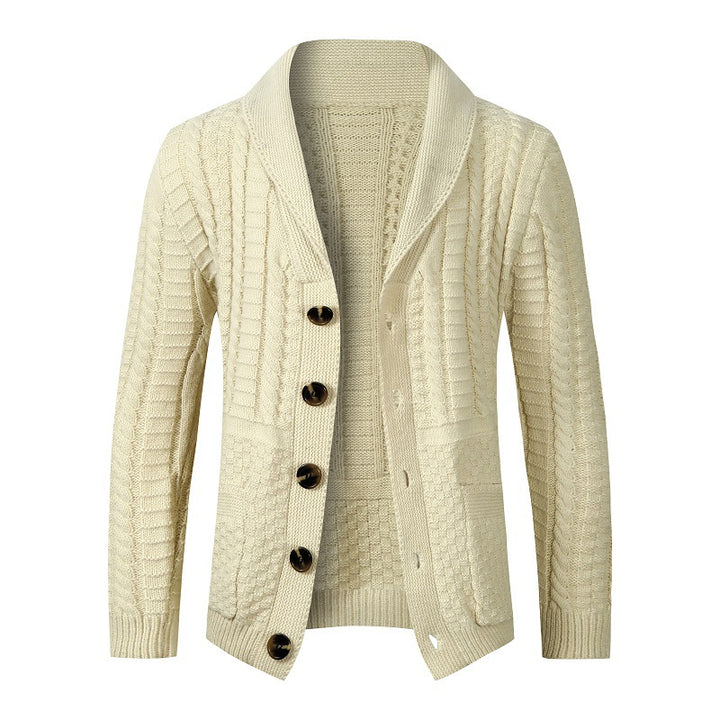 Ladies fashion cardigan with versatile braided design Lune London