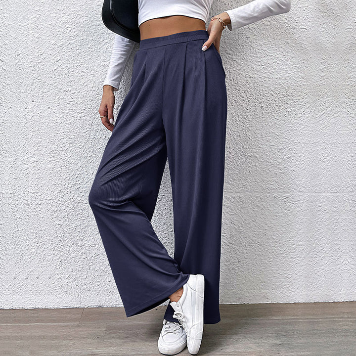 Women Pleated Wide Pants Lune London