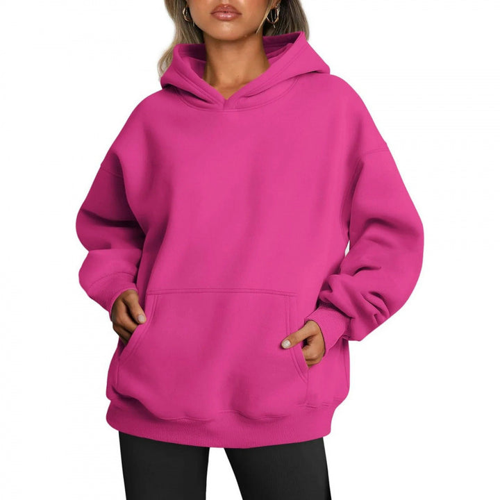 Women's hoodie with integrated pocket design and soft inner lining Lune London