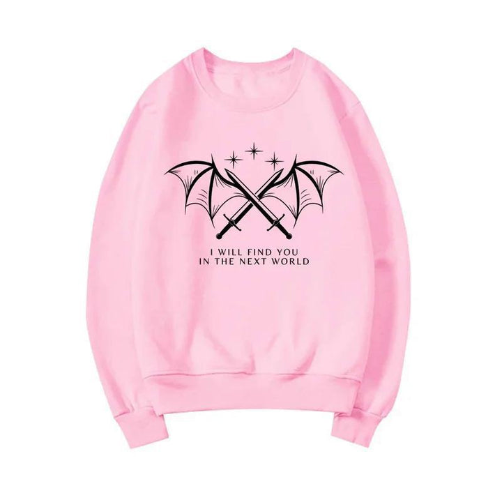 Sweatshirt pour femmes avec design graphique artistique et lettrage inspirant Chic & Stil