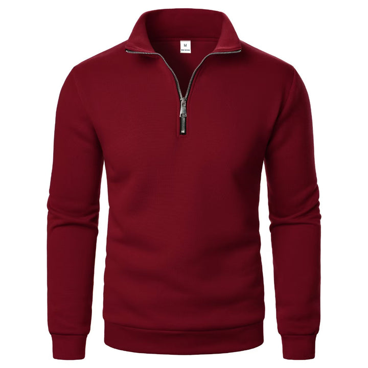 Men's sweatshirt with zipper and modern stand-up collar Chic & Stil