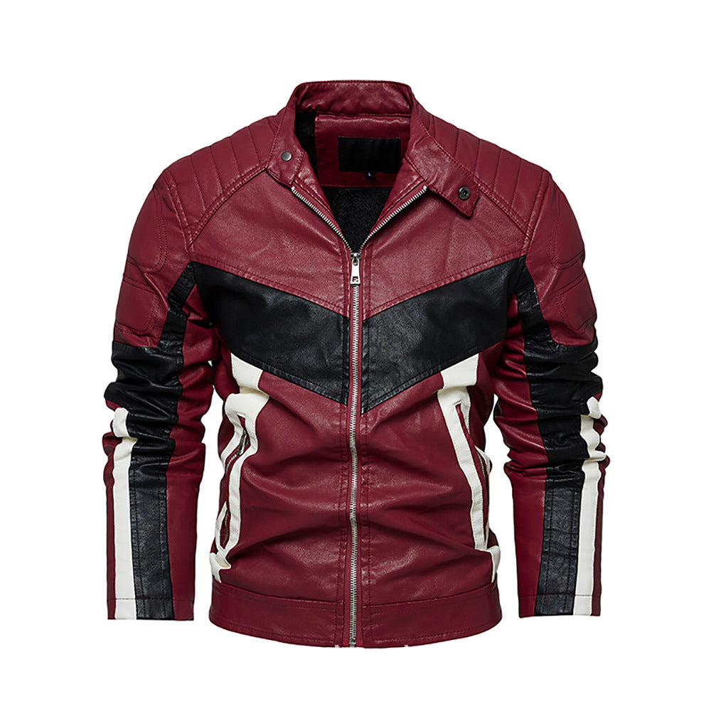 Elegant motorcycle jacket for men in high-quality leather Lune London