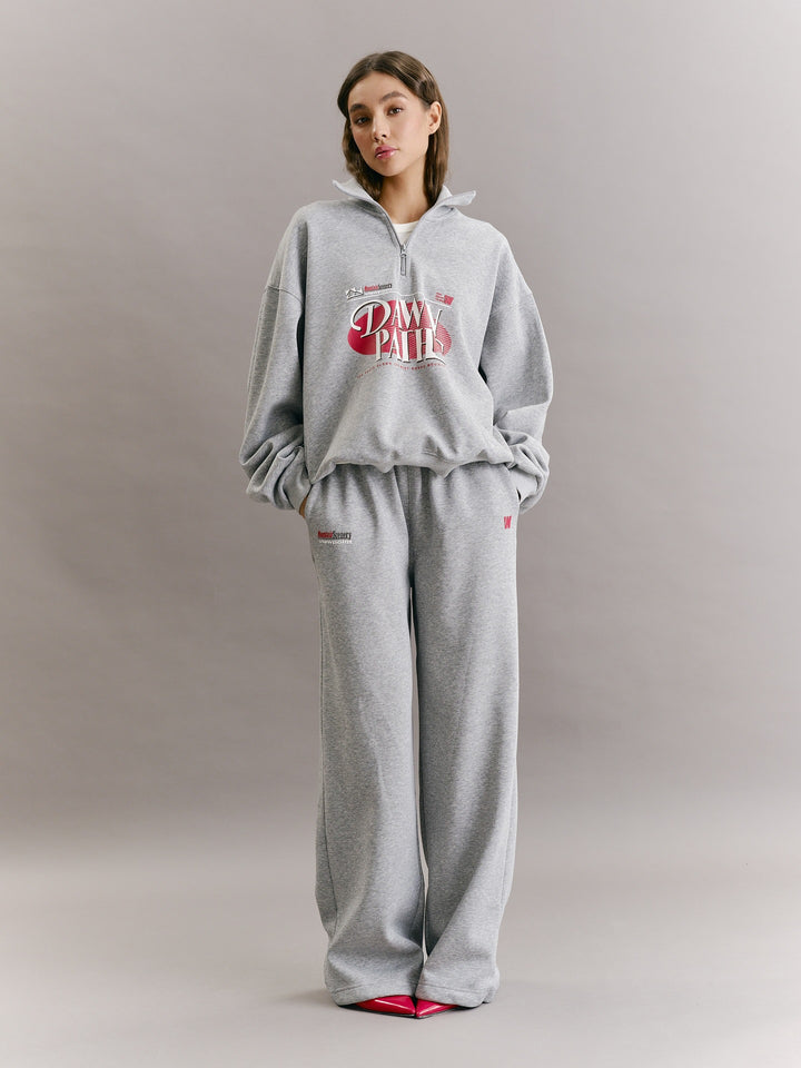 Ensemble de loisirs pour femmes composé d'un hoodie zippé et de sweats larges Chic & Stil