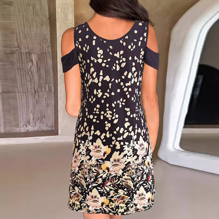Women Mini Dress Floral Off-Shoulder Lune London