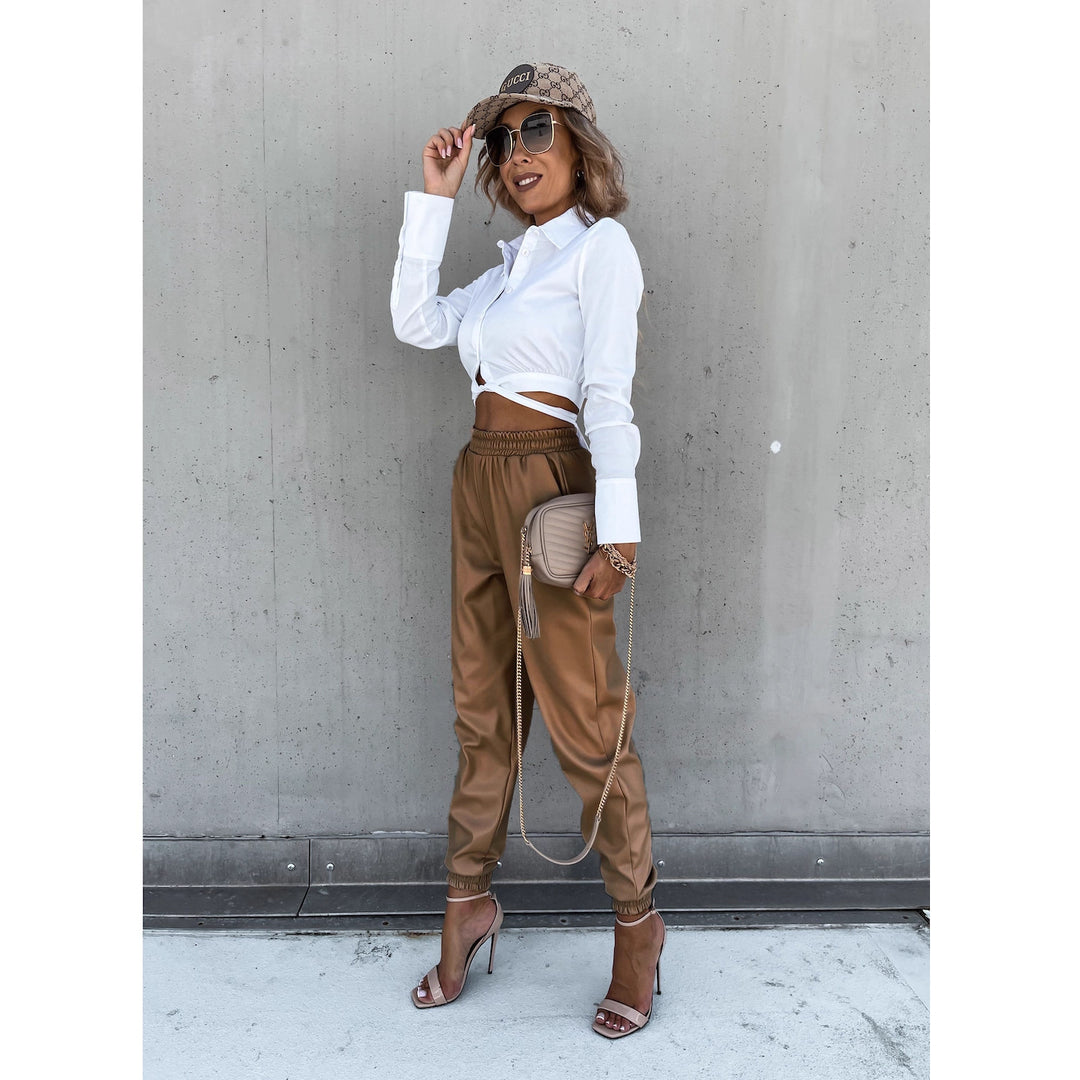 Pantalons de jogging confortables pour femmes avec taille élastique et poches pratiques Chic & Stil