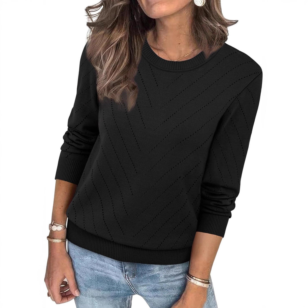 Elegant striped pullover for ladies Lune London