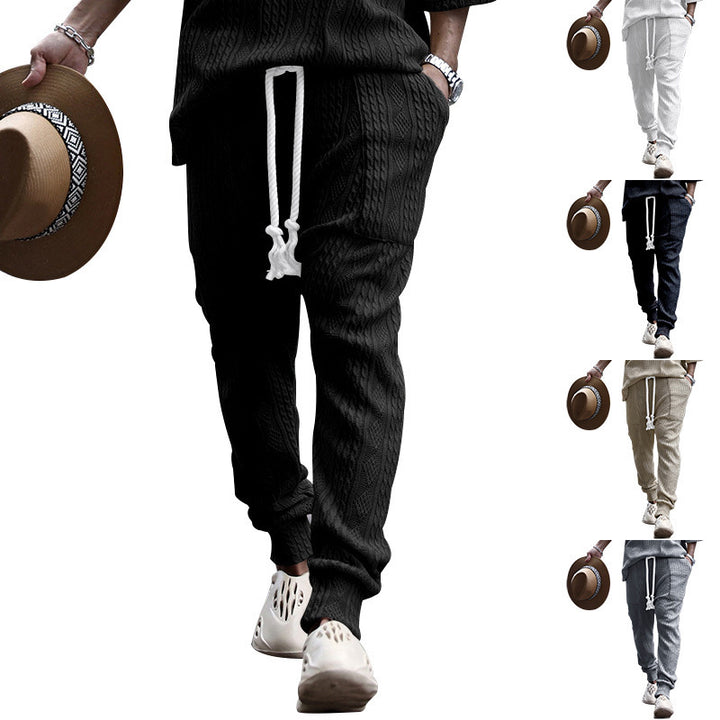 Fashion knit set for men with elastic waistband and durable material Lune London