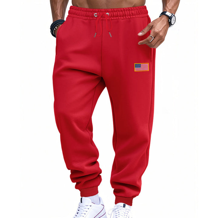 Sport pants for men with elastic waist and practical side pockets Lune London