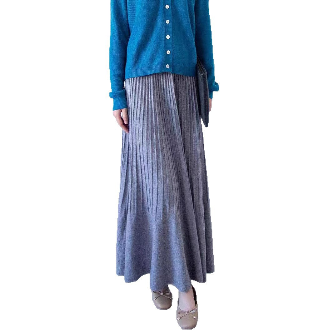 Elegant pleated skirt for ladies with high waist Lune London