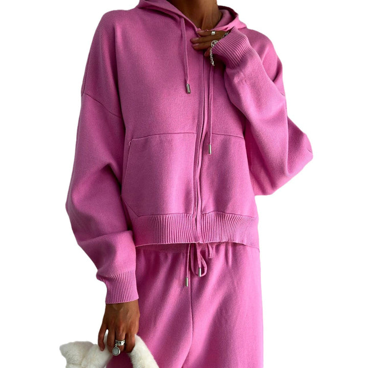 Casual set for women with hoodie and wide-leg pant style Lune London